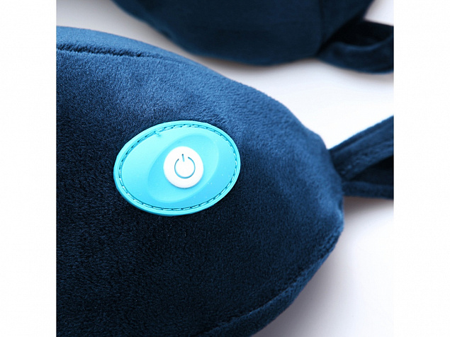 Подушка для путешествий со встроенным массажером «Massage Tranquility Pillow» с логотипом в Самаре заказать по выгодной цене в кибермаркете AvroraStore
