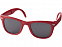 Очки солнцезащитные Sun Ray складные, красный с логотипом в Самаре заказать по выгодной цене в кибермаркете AvroraStore