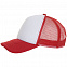 Бейсболка BUBBLE, красная с белым с логотипом в Самаре заказать по выгодной цене в кибермаркете AvroraStore