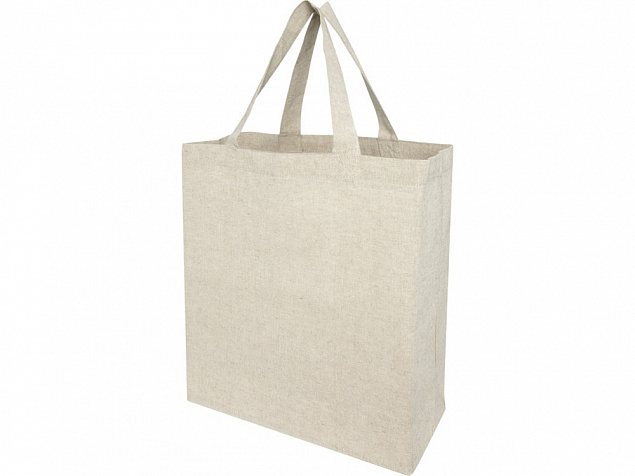 Pheebs, эко-сумка из переработанного хлопка, плотность 150 г/м², heather natural с логотипом в Самаре заказать по выгодной цене в кибермаркете AvroraStore