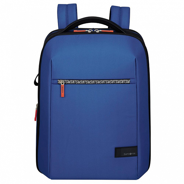 Рюкзак для ноутбука Litepoint M, синий с красным с логотипом в Самаре заказать по выгодной цене в кибермаркете AvroraStore