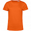 Футболка женская E150 Organic, оранжевая с логотипом в Самаре заказать по выгодной цене в кибермаркете AvroraStore