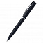 Ручка металлическая Alfa фрост, чёрная с логотипом в Самаре заказать по выгодной цене в кибермаркете AvroraStore