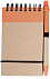 Блокнот на кольцах Eco Note с ручкой, оранжевый с логотипом в Самаре заказать по выгодной цене в кибермаркете AvroraStore