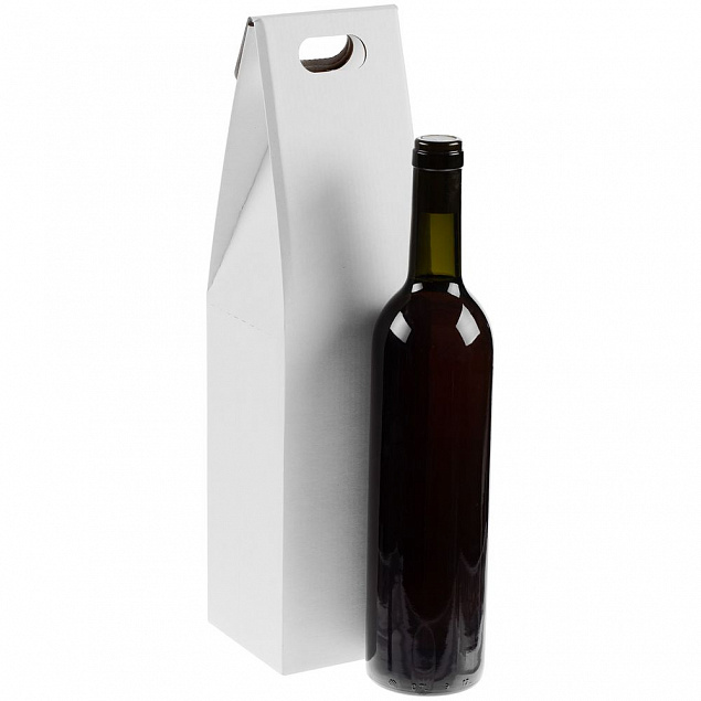 Коробка для бутылки Vinci, белая с логотипом в Самаре заказать по выгодной цене в кибермаркете AvroraStore
