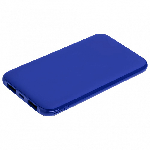 Внешний аккумулятор Uniscend Half Day Compact 5000 мAч, синий с логотипом в Самаре заказать по выгодной цене в кибермаркете AvroraStore