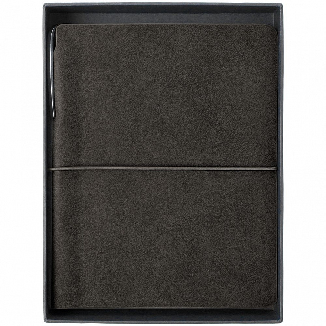 Набор Business Diary Mini, черный с логотипом в Самаре заказать по выгодной цене в кибермаркете AvroraStore