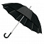 Зонт на 12 панелей Basel, черный с логотипом в Самаре заказать по выгодной цене в кибермаркете AvroraStore