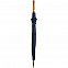 Зонт-трость Represent, темно-синий с логотипом в Самаре заказать по выгодной цене в кибермаркете AvroraStore