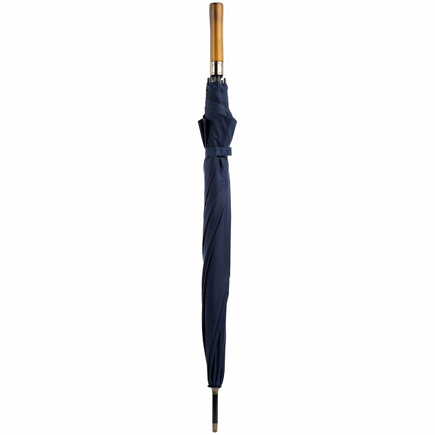 Зонт-трость Represent, темно-синий с логотипом в Самаре заказать по выгодной цене в кибермаркете AvroraStore