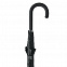 Зонт-трость Wind, черный с логотипом в Самаре заказать по выгодной цене в кибермаркете AvroraStore