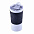 Термокружка вакуумная 'Funny" белая, черная, силикон с логотипом в Самаре заказать по выгодной цене в кибермаркете AvroraStore