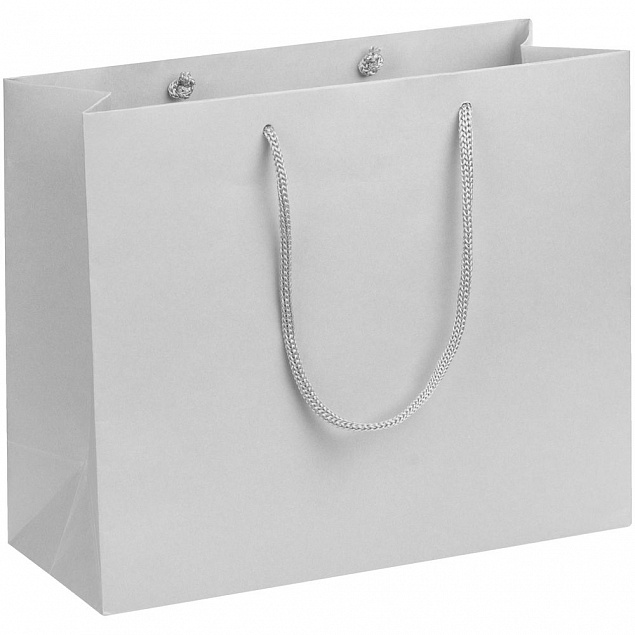 Пакет Porta, малый, серый с логотипом в Самаре заказать по выгодной цене в кибермаркете AvroraStore