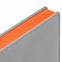 Ежедневник Spain Shall, недатированный, серый с оранжевым с логотипом в Самаре заказать по выгодной цене в кибермаркете AvroraStore