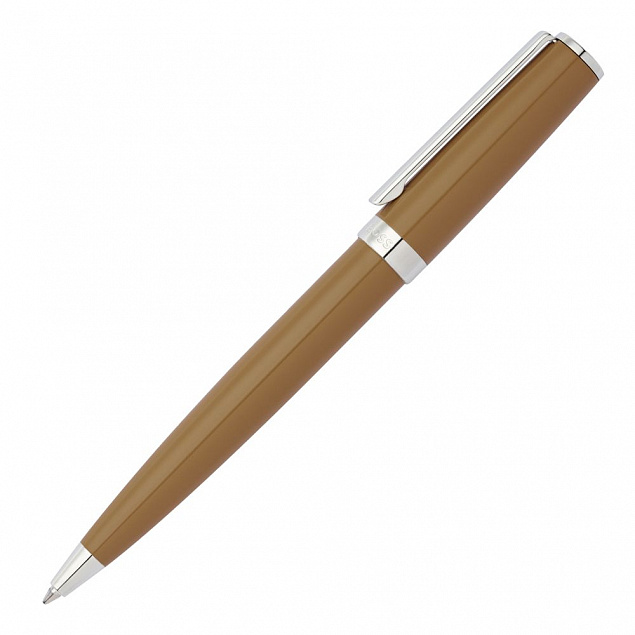Шариковая ручка Gear Icon, коричневая с логотипом в Самаре заказать по выгодной цене в кибермаркете AvroraStore