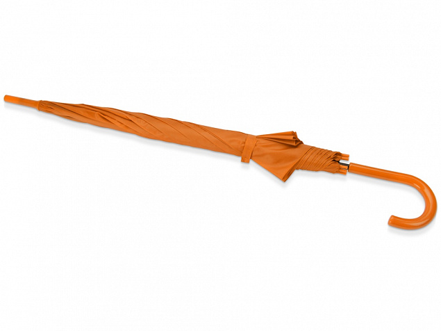 Зонт-трость Яркость, оранжевый с логотипом в Самаре заказать по выгодной цене в кибермаркете AvroraStore