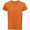 Футболка мужская Crusader Men, оранжевая с логотипом в Самаре заказать по выгодной цене в кибермаркете AvroraStore