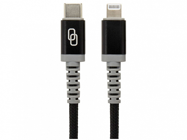 MFI-кабель с разъемами USB-C и Lightning «ADAPT» с логотипом в Самаре заказать по выгодной цене в кибермаркете AvroraStore
