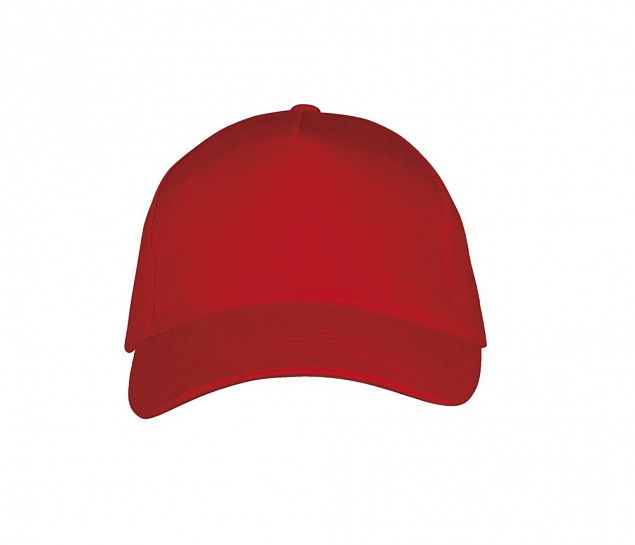 Бейсболка LONG BEACH, красная с логотипом в Самаре заказать по выгодной цене в кибермаркете AvroraStore