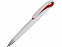 Ручка шариковая Swansea, белый/красный, синие чернила с логотипом в Самаре заказать по выгодной цене в кибермаркете AvroraStore