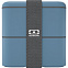 Ланчбокс MB Square, синий (деним) с логотипом в Самаре заказать по выгодной цене в кибермаркете AvroraStore