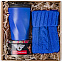 Подарочный набор LET IT JOY: перчатки сенсорные, термокружка, синий с логотипом в Самаре заказать по выгодной цене в кибермаркете AvroraStore