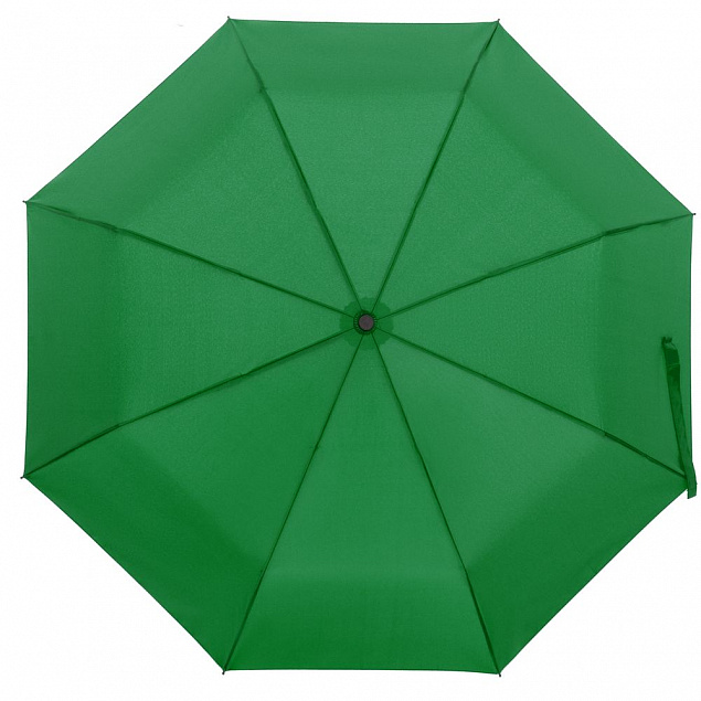 Зонт складной Monsoon, зеленый с логотипом в Самаре заказать по выгодной цене в кибермаркете AvroraStore