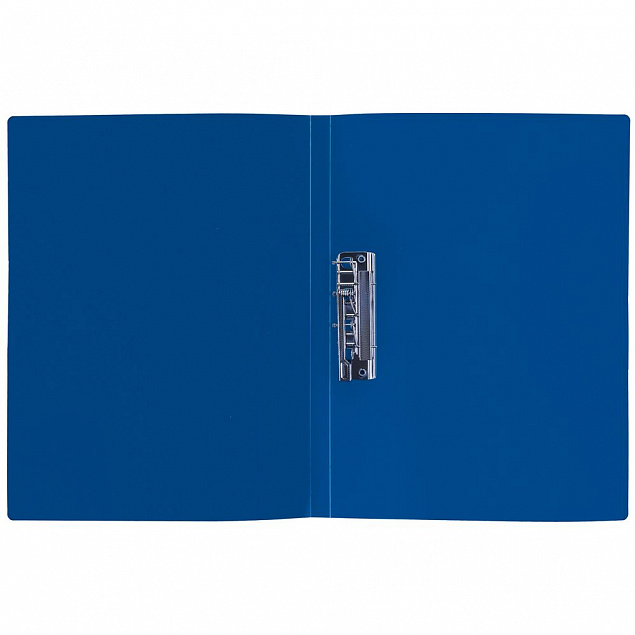 Папка с прижимом Expert, синяя с логотипом в Самаре заказать по выгодной цене в кибермаркете AvroraStore