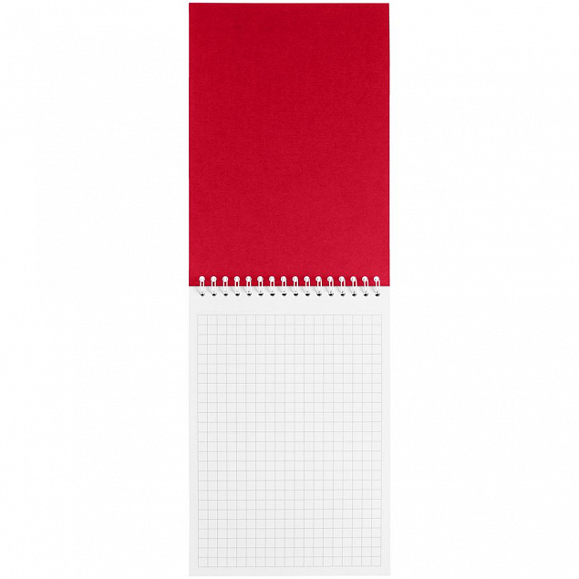 Блокнот Dali в клетку, красный с логотипом в Самаре заказать по выгодной цене в кибермаркете AvroraStore
