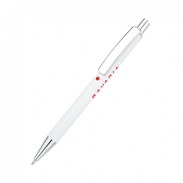Ручка металлическая Bright - Красный PP с логотипом в Самаре заказать по выгодной цене в кибермаркете AvroraStore