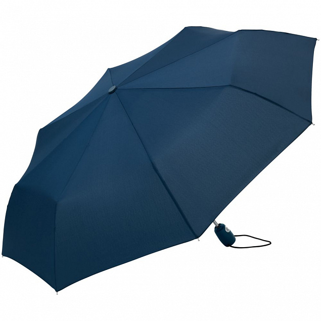 Зонт складной ARE-AOC, синий с логотипом в Самаре заказать по выгодной цене в кибермаркете AvroraStore