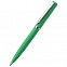 Ручка металлическая Alfa фрост, зелёная с логотипом в Самаре заказать по выгодной цене в кибермаркете AvroraStore