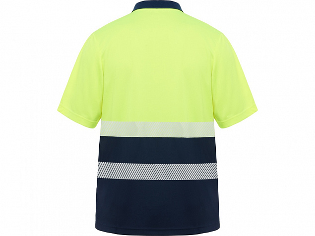 Рубашка поло со светоотражающими полосами «Vega», мужская с логотипом в Самаре заказать по выгодной цене в кибермаркете AvroraStore