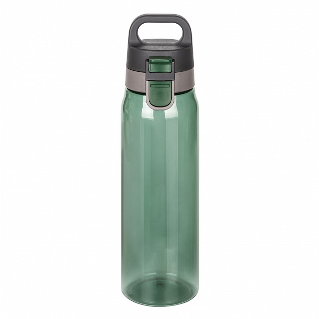 Бутылка для воды Aqua, зеленая (ТОЛЬКО ПОД ПОЛНУЮ ЗАПЕЧАТКУ) с логотипом в Самаре заказать по выгодной цене в кибермаркете AvroraStore