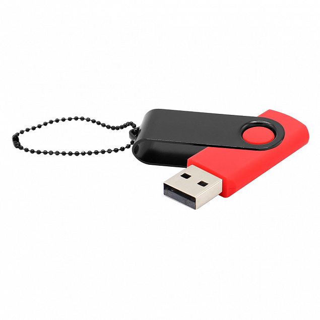 Флешка Designer To Go 2.0 USB 16Gb, красный/черный с логотипом в Самаре заказать по выгодной цене в кибермаркете AvroraStore