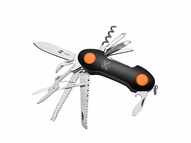 Нож перочинный, 96 мм, 15 функций с логотипом в Самаре заказать по выгодной цене в кибермаркете AvroraStore