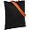 Холщовая сумка BrighTone, черная с ярко-синими ручками с логотипом в Самаре заказать по выгодной цене в кибермаркете AvroraStore