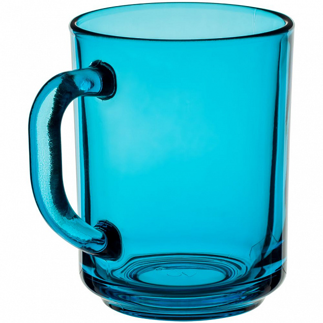 Кружка Enjoy, голубая с логотипом в Самаре заказать по выгодной цене в кибермаркете AvroraStore