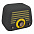 Колонка беспроводная RETRO L, цвет черный  с логотипом в Самаре заказать по выгодной цене в кибермаркете AvroraStore