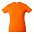Футболка женская HEAVY LADY, оранжевая с логотипом в Самаре заказать по выгодной цене в кибермаркете AvroraStore
