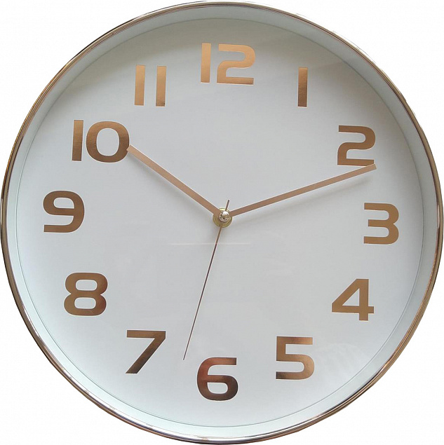 Пластиковые настенные часы с логотипом в Самаре заказать по выгодной цене в кибермаркете AvroraStore