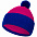 Шапка Snappy, розовая (фуксия) с синим с логотипом в Самаре заказать по выгодной цене в кибермаркете AvroraStore
