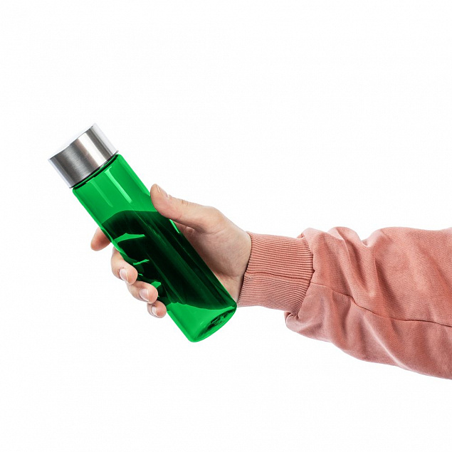 Бутылка для воды Misty, зеленая с логотипом в Самаре заказать по выгодной цене в кибермаркете AvroraStore