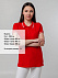 Рубашка поло женская Virma Stripes Lady, красная с логотипом в Самаре заказать по выгодной цене в кибермаркете AvroraStore