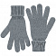Перчатки Alpine, светло-серые с логотипом в Самаре заказать по выгодной цене в кибермаркете AvroraStore