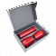 Набор Hot Box E2 grey (красный) с логотипом в Самаре заказать по выгодной цене в кибермаркете AvroraStore