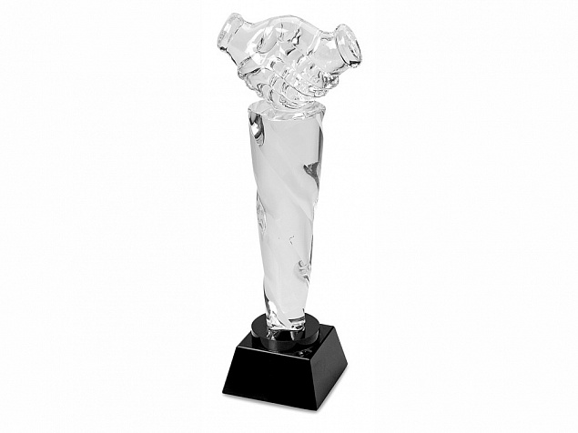 Награда "Рукопожатие" с логотипом в Самаре заказать по выгодной цене в кибермаркете AvroraStore