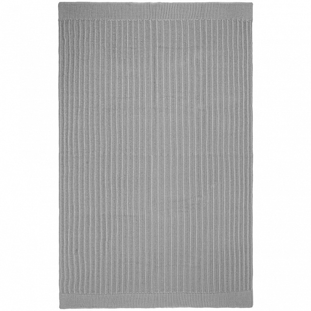 Плед Termoment, светло-серый с логотипом в Самаре заказать по выгодной цене в кибермаркете AvroraStore