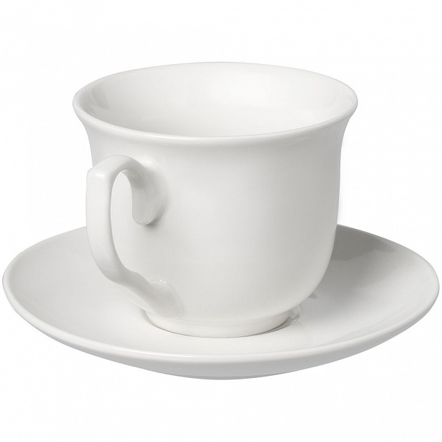 Чайная пара Small Talk, белая с логотипом в Самаре заказать по выгодной цене в кибермаркете AvroraStore
