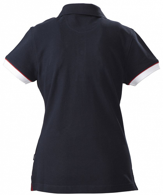 Рубашка поло женская ANTREVILLE, темно-синяя с логотипом в Самаре заказать по выгодной цене в кибермаркете AvroraStore